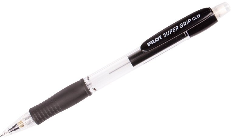 Карандаш механический Pilot Super Grip Black - фото №4