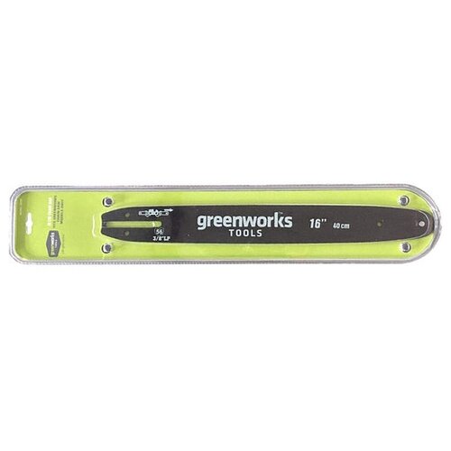 Шина Greenworks 29757 16 3/8 1.1 мм 56 звен. шина greenworks для электрического и аккумуляторного высотореза сучкореза длина шины 20 см