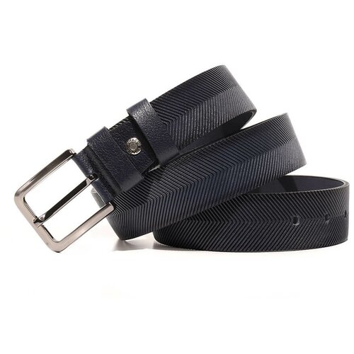 фото Ремень vitacci lg0037-120 мужской синий натуральная кожа