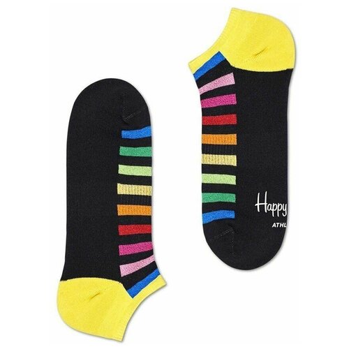 фото Низкие носки-унисекс athletic stripe low sock с цветными полосками happy socks