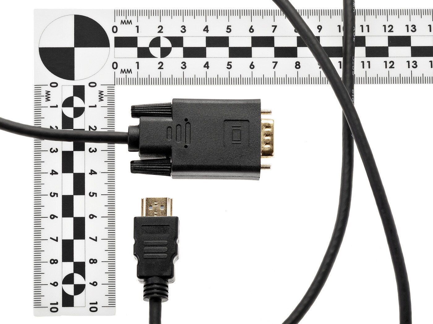 Кабель-переходник сигнальный HDMI-VGA 1.8m CG596-1.8M Vcom - фото №12