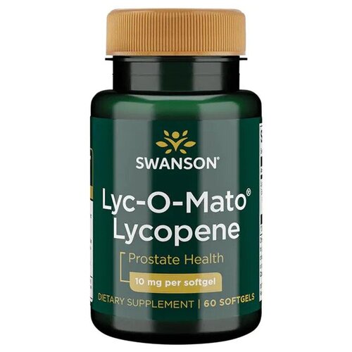 Swanson Lycopene 10 mg Lyc-O-Mato (Ликопин 10 мг) 60 мягких капсул (Swanson)