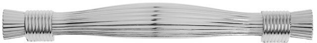 Ручка скоба CAPPIO, цинк, м/о 128 мм, цвет хром - фотография № 8