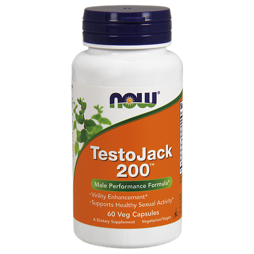 TestoJack 200, Тесто Джек, Тонгкат Али 200 мг - 60 капсул