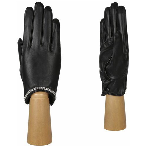 фото Перчатки fabretti, размер 7.5, черный