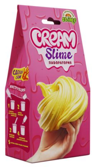 Slime лаборатория 100 гр., Cream Волшебный мир - фото №17