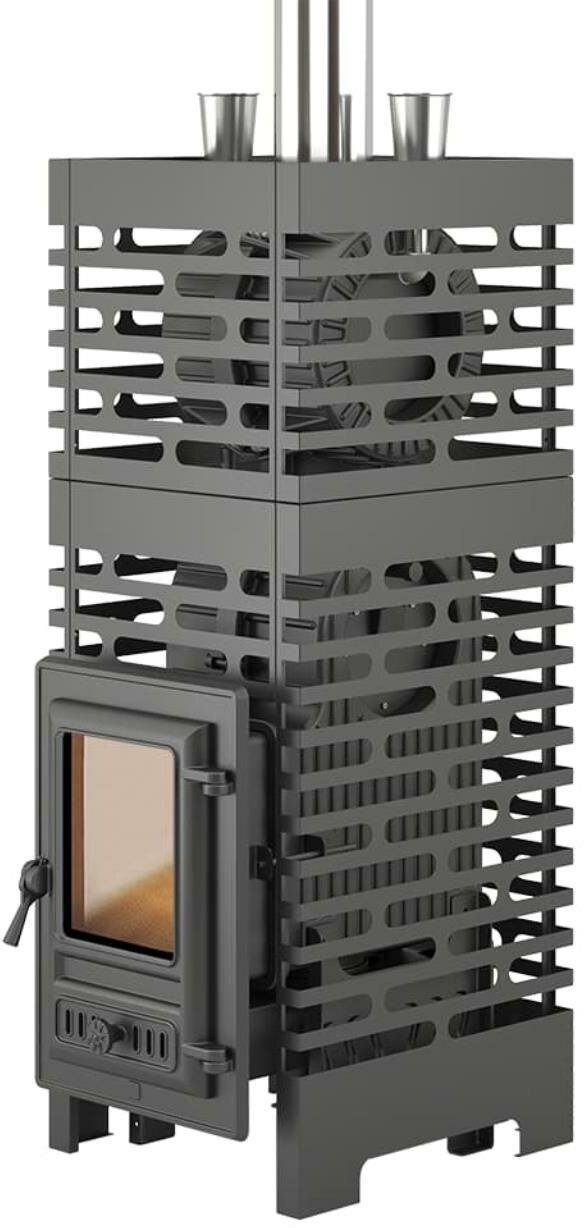 фото Печь для бани ASTON «Шторм Турбопар» б/в (чугун)