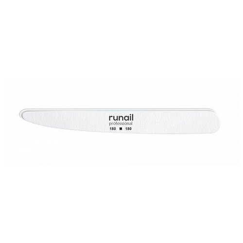 фото Runail runail, пилка для ногтей (белая, нож, 180/180) runail professional