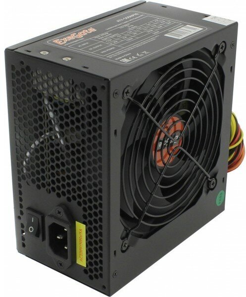 Блок питания 500W ExeGate 500NPXE(+PFC), ATX, PC, black, 12cm fan, 24p+4p, 6/8p PCI-E, 4*SATA,3*IDE, FDD + кабель 220V в комплекте