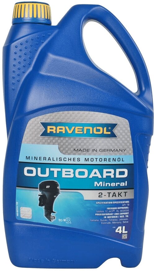 Масло моторное RAVENOL OUTBOARD 2T Mineral 4л