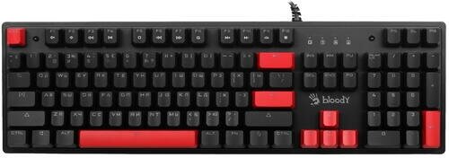 Клавиатура A4Tech Bloody S510R черный (s510r usb fire black/blms red) - фото №5