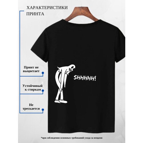 фото Футболка adonis, размер 46, черный