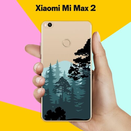 Силиконовый чехол на Xiaomi Mi Max 2 Лес / для Сяоми Ми Макс 2