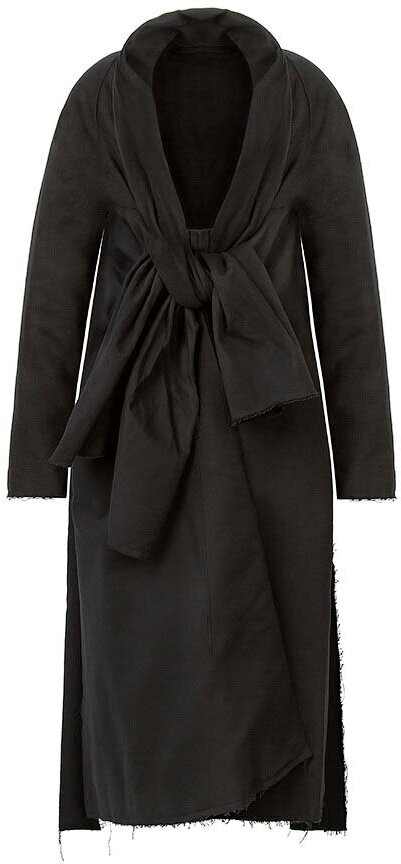 Пальто  Nuovo Borgo, оверсайз, средней длины, размер 42, черный