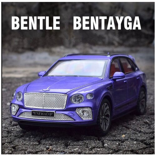 Коллекционная модель Бентли Bentley Bentayga 1:24 (металл, свет, звук)