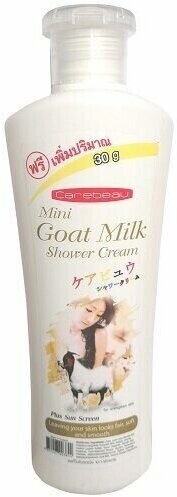 Крем-гель для душа с козьим молоком Carebeau Goat Milk Shower Cream White 270g