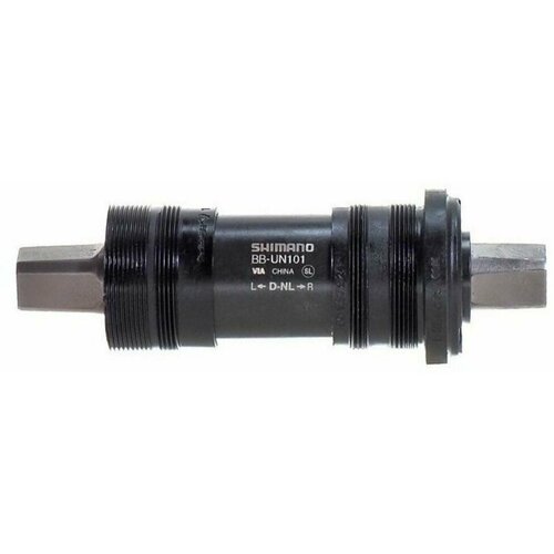 Каретка SHIMANO BB-UN101, 68/122,5мм ABBUN101B23X каретка картридж shimano bb es71 шлицевая полый вал italian 70x118мм без упаковки abbes71i18