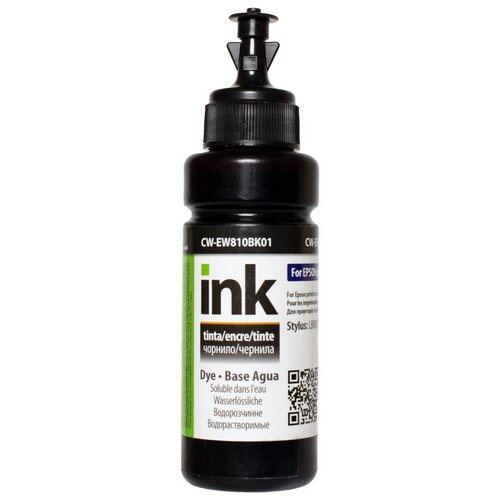 Чернила ColorWay для Epson L-800/810/850 100мл Black EW810BK