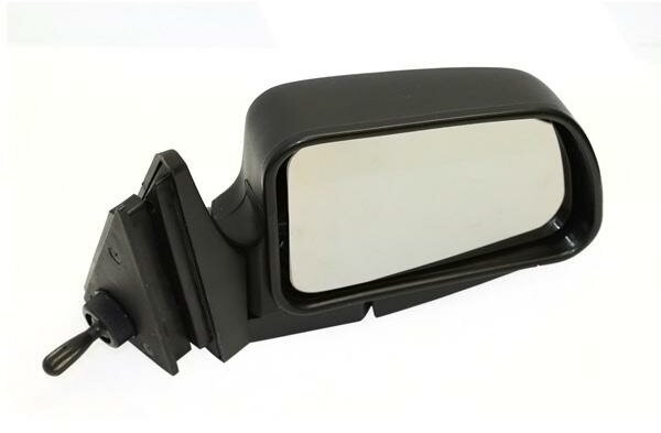 Зеркало заднего вида ВАЗ-2101-07 правое белое (Политех) в шагреневом корпусе
