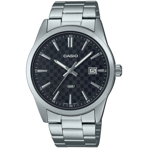 Наручные часы CASIO Collection MTP-VD03D-1A, серый, серебряный наручные часы casio collection mtp e725d 1a синий