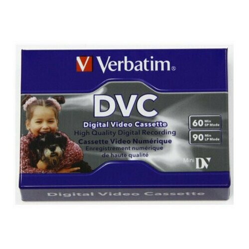 Видеокассета Verbatim DVC Digital Video Cassette для видеокамер MiniDV 60 90 минут