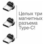 Набор из 3х Коннекторов / Штыри TYPE С для Магнитных Кабелей / Запасные Разъемы для Проводов - изображение