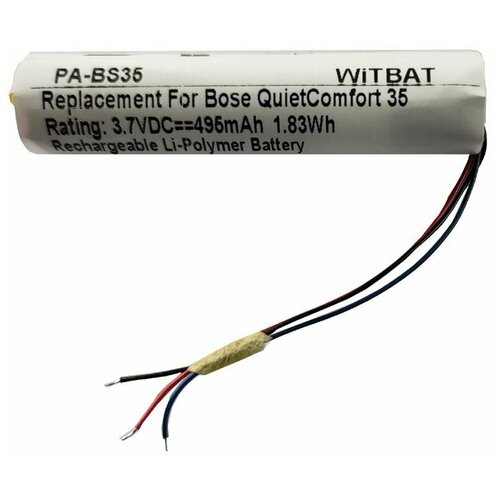 Аккумулятор для наушников Bose QuietComfort QC35, QC35 II кабели для bose quietcomfort 35 45 qc25 qc35 nc700 oe2 oe2i сменные шнуры для наушников с микрофоном и пультом дистанционного управления