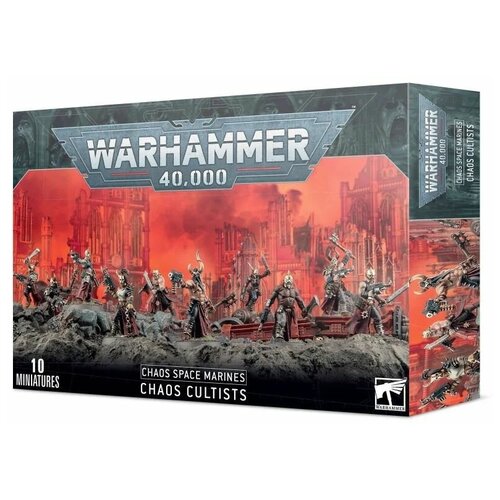 Набор сборных моделей Warhammer 40000 Chaos Space Marines: Chaos Cultists набор сборных моделей warhammer 40000 chaos space marines kharn the betrayer