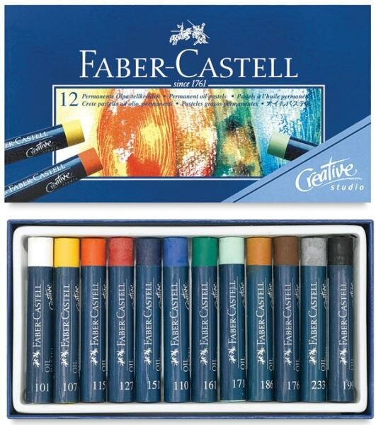 Faber-Castell Набор масляной пастели "Goldfaber", 12 цв. sela25