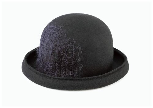 Шляпа Isabel Benenato, шерсть, утепленная, размер S, черный