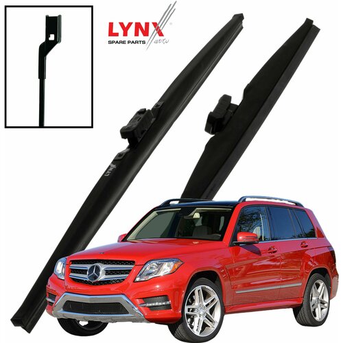 Дворники Mercedes-Benz GLK-Class X204 Мерседес ГЛК класс рест.2012 2013 2014 2015 Щетки стеклоочистителя зимние LYNXauto 600мм-480мм к-т 2шт.