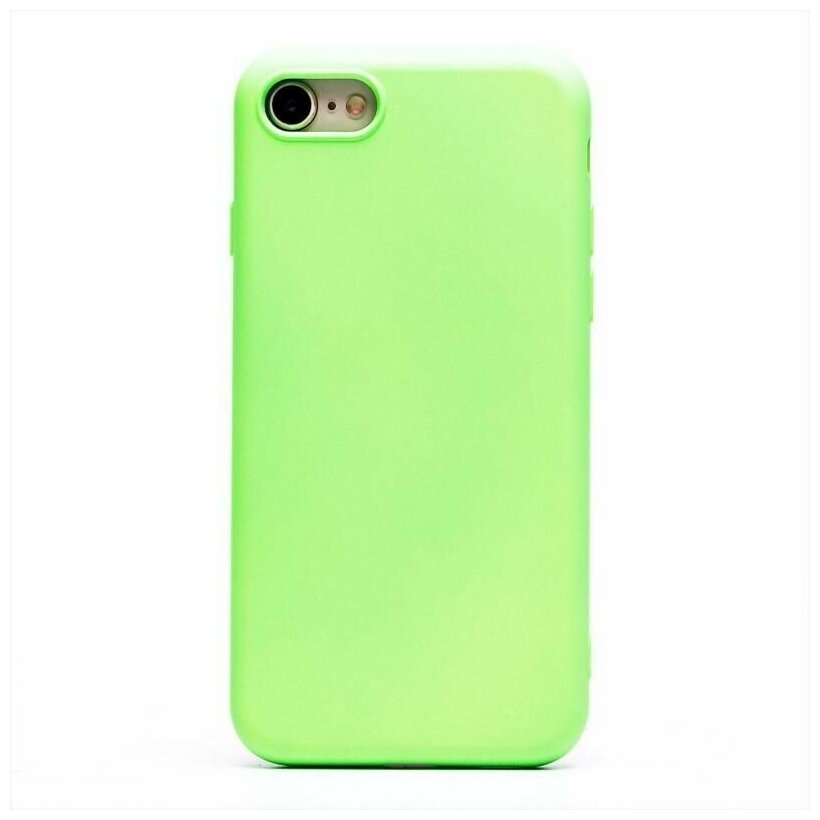 Чехол для iPhone 7 iPhone 8 iPhone SE 2020 силиконовый Soft Touch 2 <зеленый>