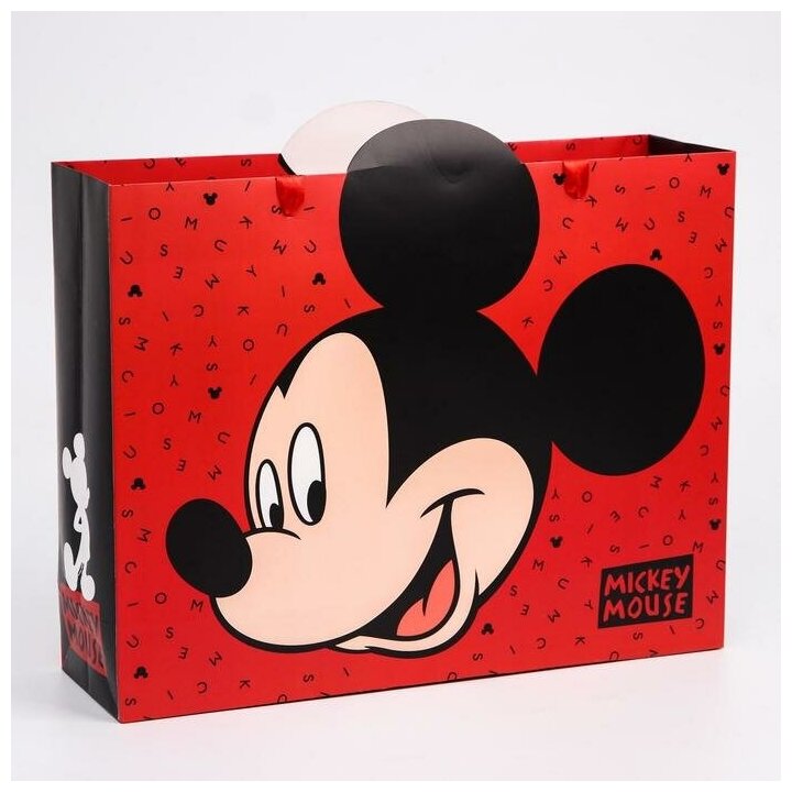 Пакет ламинат горизонтальный "Mickey Mouse", Микки Маус, 31х40х11 см (1шт.)