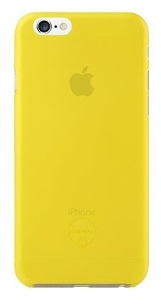 Чехол пластиковый Ozaki O! coat Jelly на Apple iPhone 6. Цвет: желтый.