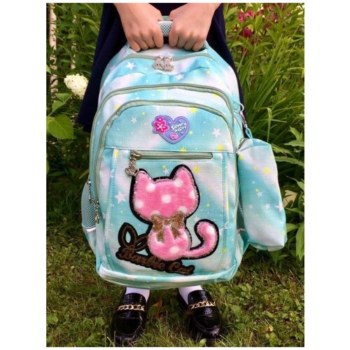 фото Din go рюкзак школьный для девочек ранец портфель для девочки в школу