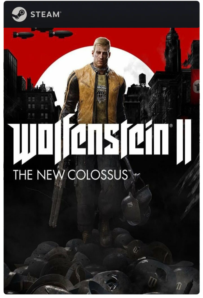 Игра Wolfenstein 2: The New Colossus для PC, Steam, электронный ключ