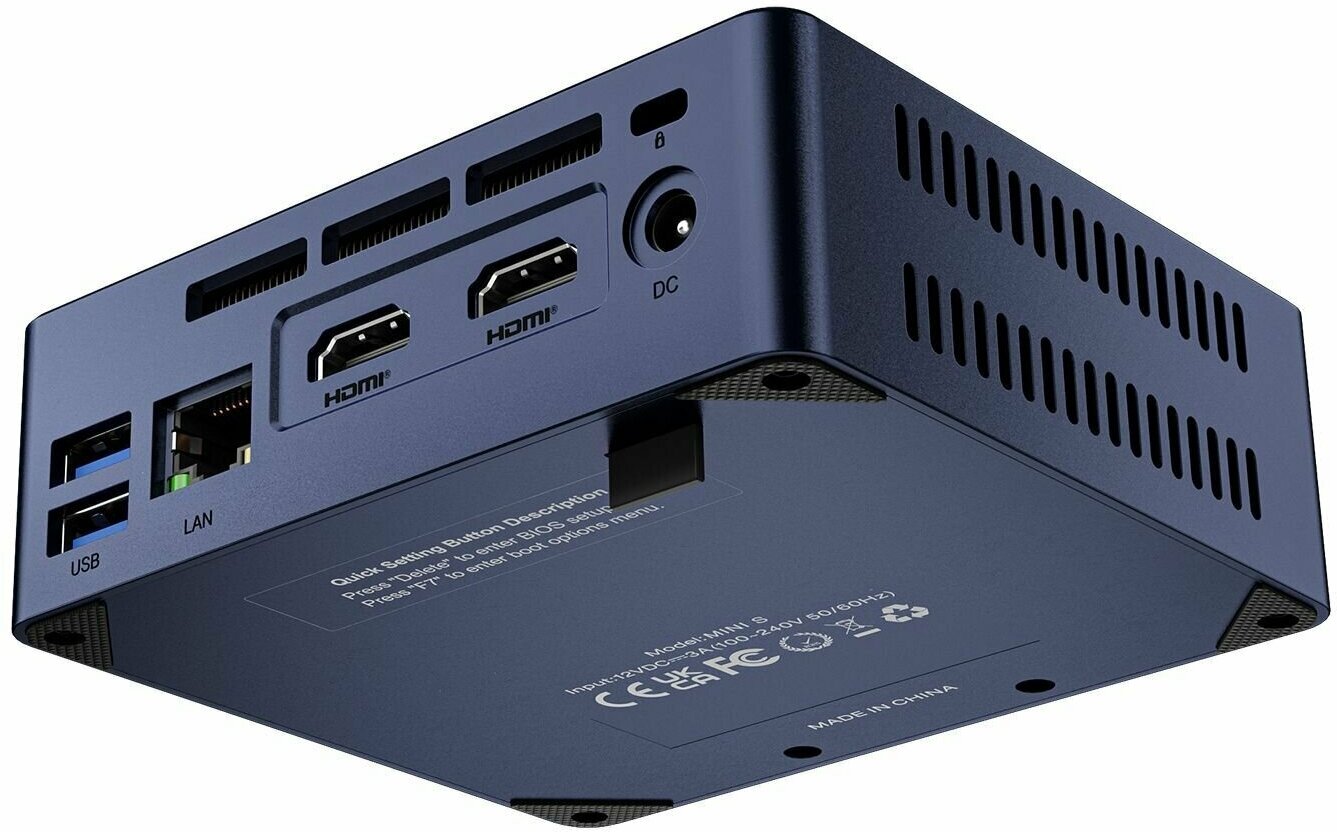 Computers & Accessories Desktops Industrial PC Mini PC Windows/Linux 1007U 2 COM