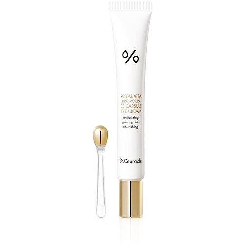 Dr.Ceuracle Микрокапсульный крем для зоны вокруг глаз с прополисом Royal Vita Propolis 33 Capsule Eye Cream, 20 мл dr ceuracle микрокапсульный крем для зоны вокруг глаз с прополисом royal vita propolis 33 capsule eye cream 20 мл