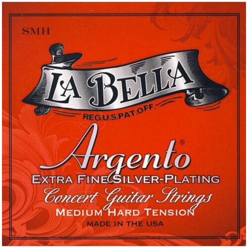 Струны La Bella SMH Argento (ASPMH) струны для классической гитары la bella 2001m 2001 medium tension