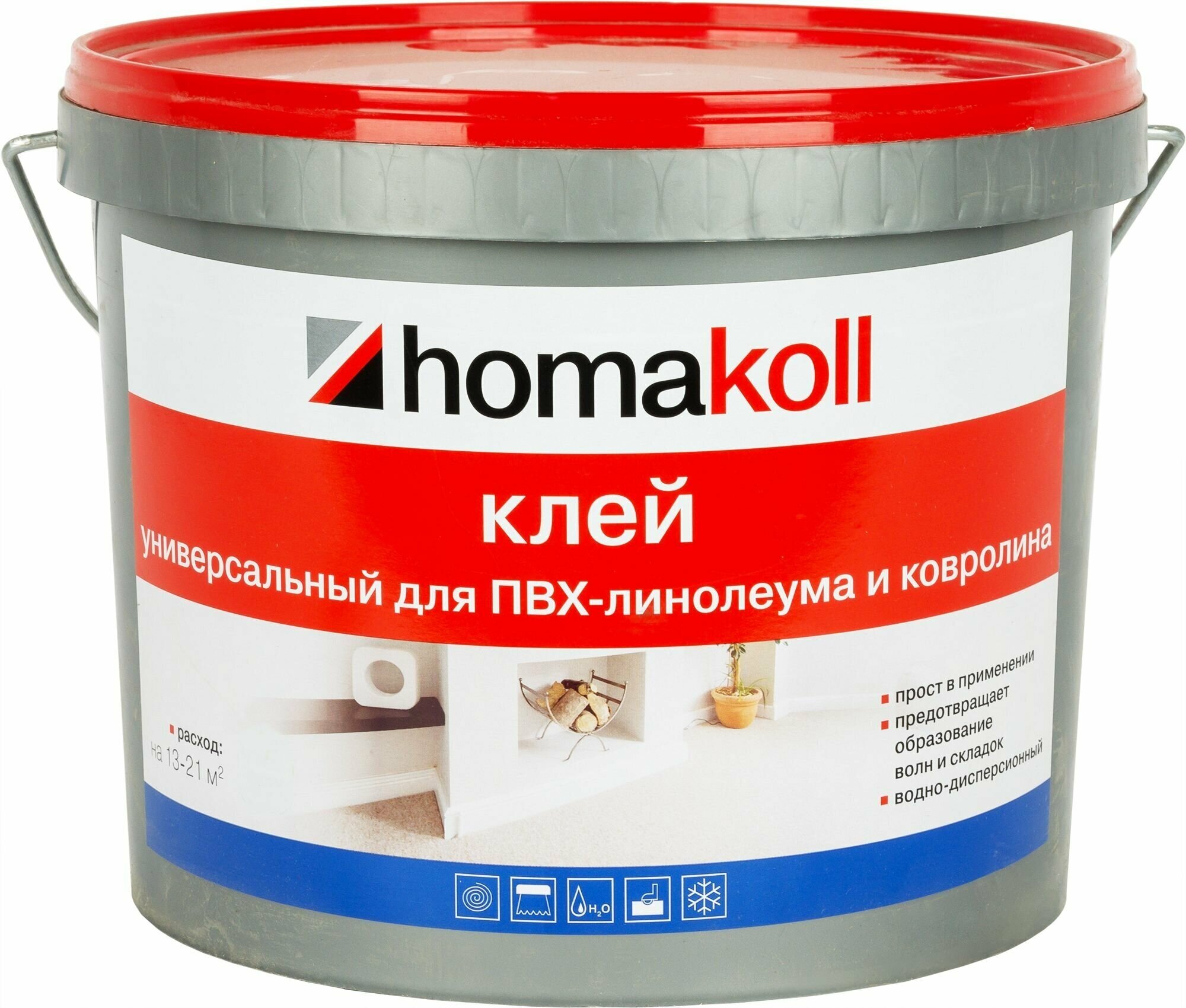 Клей универсальный для линолеума и ковролина Хомакол (Homakoll) 7 кг