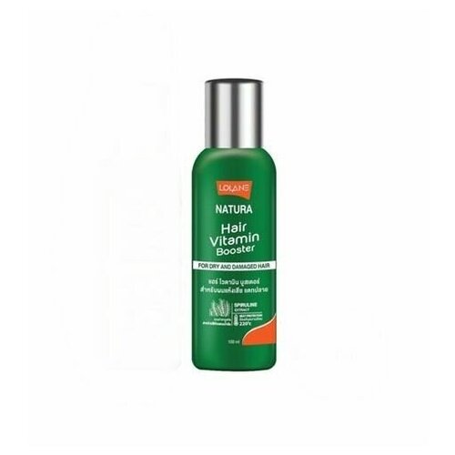 Витаминный бустер восстановления сухих и поврежденных волос 100 мл. Lolane Natura Hair Vitamin Booster For Dry And Damaged Hair (Green) 100 ml