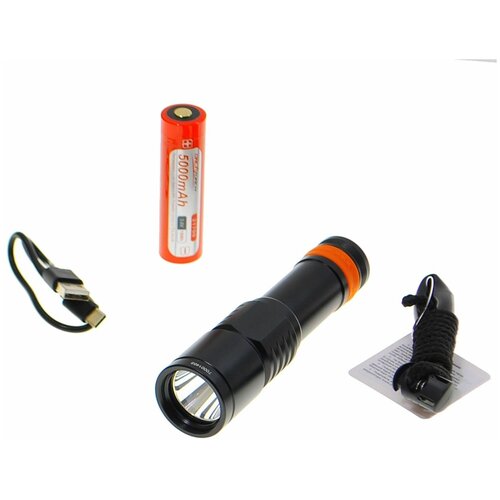 Фонарь подводный Orca Torch D700 1700 Люмен фонарь nextorch saint torch 30v2 0 поисковый 8000 люмен saint torch 30v2 0 eu