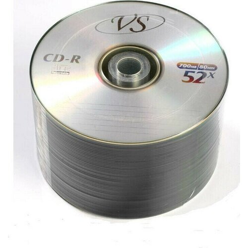 CD-R Носители информации CD-R, 52x, VS, Bulk/50, VSCDRB5003 диск cd r vs 700 mb 52x bulk 50 50 600