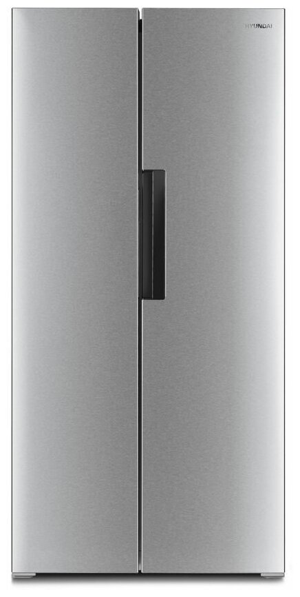 Холодильник side by side Hyundai CS4502F (нержавеющая сталь) - фотография № 1