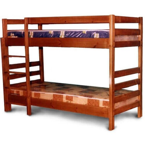 Двухъярусная кровать из массива сосны Удача, 90х200 см (габариты 100х210 см).