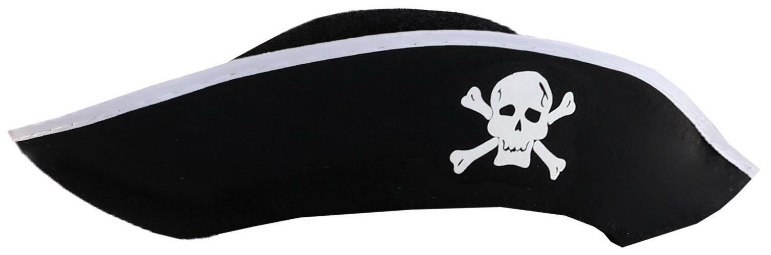 Карнавальная шляпа "Пират" р. 56 31*22 312531