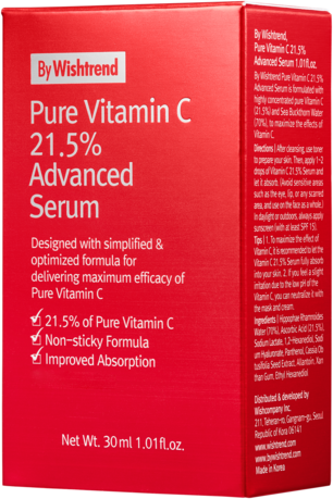 By Wishtrend Pure Vitamin C 21.5% Advanced Serum Сыворотка c витамином ...