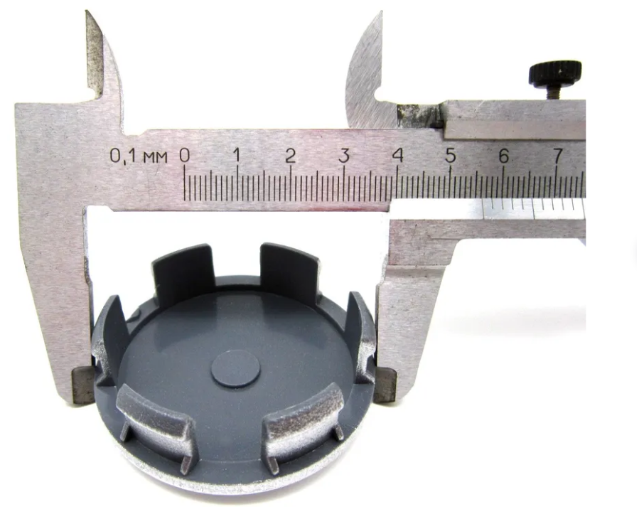 Колпачок заглушка для литого диска СКАД AUDI Ауди серебристый комплект 4 
