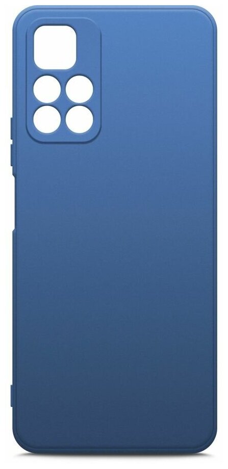Чехол (клип-кейс) BORASCO Microfiber Case, для Xiaomi Poco M4 Pro 5G, синий [70108]