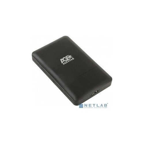 AgeStar Контейнер для HDD AgeStar 3UBCP3 (BLACK) USB 3.0 Внешний корпус 2.5" SATAIII HDD/SSD USB 3.0, пластик, черный, безвинтовая конструкция Черный